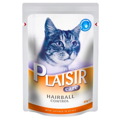 Tavuklu Pouch 85Gr Plaisir Care Hairball  Yaş Kedi Maması