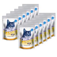 Tavuklu Pouch 85Gr Plaisir Care Sensitive Yaş Kedi Maması 12Adet
