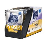 Tavuklu Pouch 85Gr Plaisir Care Sensitive Yaş Kedi Maması 12Adet
