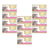 Tavuklu&Ton Balıklı 85Gr Kitten Nutri Yaş Kedi Maması 12Adet