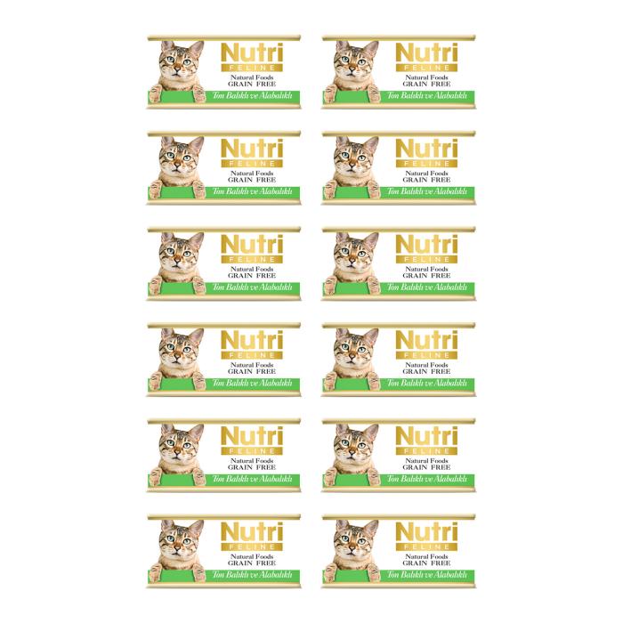 Ton&Alabalık 85Gr Nutri Yaş Kedi Maması 12Adet