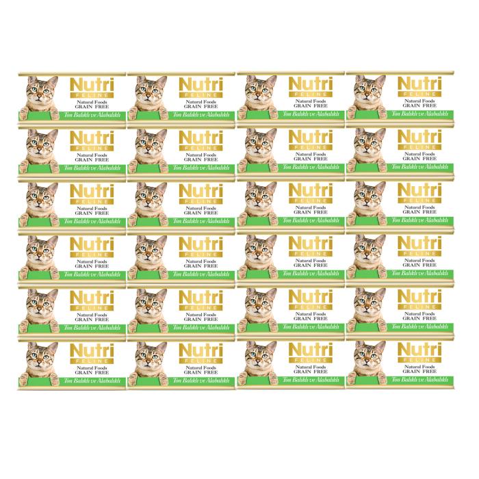 Ton&Alabalık 85Gr Nutri Yaş Kedi Maması 24Adet