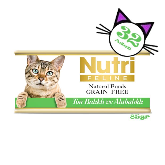 Ton&Alabalık 85Gr Nutri Yaş Kedi Maması 32Adet