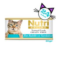 Ton&Sardalya Balıklı 85Gr Nutri Yaş Kedi Maması 24Adet