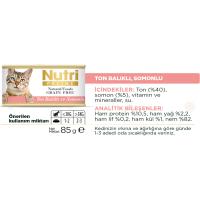 Ton&Somon Balıklı 85Gr Nutri Yaş Kedi Maması 6Adet