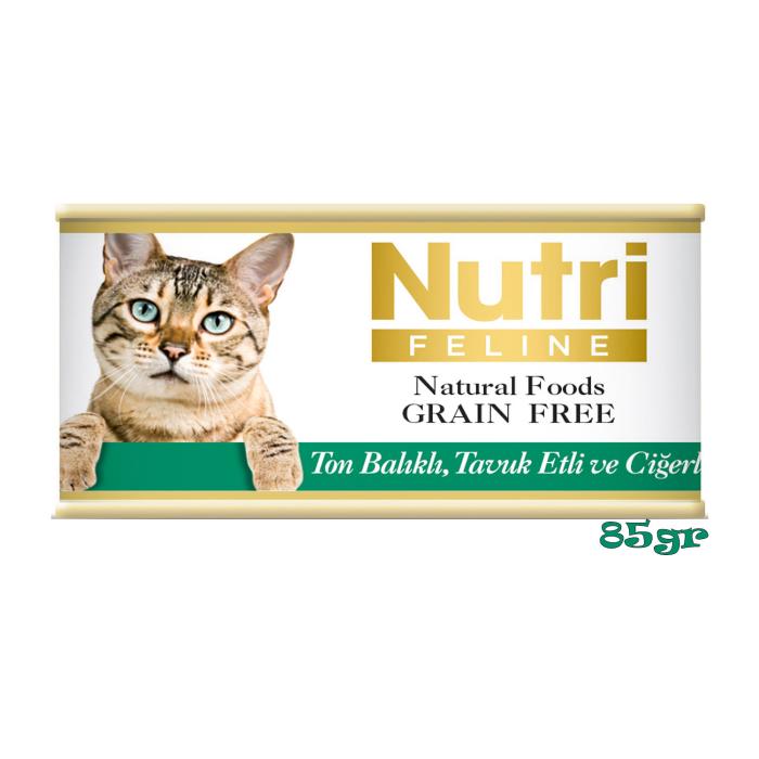 Ton&Tavuk Etli Ciğerli 85Gr Nutri Yaş Kedi Maması
