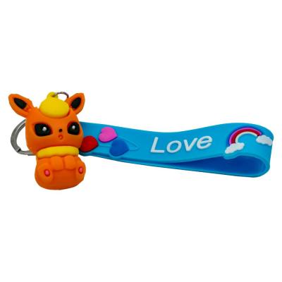 Vulpix Pokemon Eğlenceli Love Anahtarlık