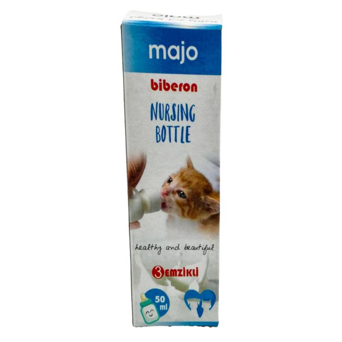 Yavru Kedi Biberon Seti 3 Emzikli 50ml Majo