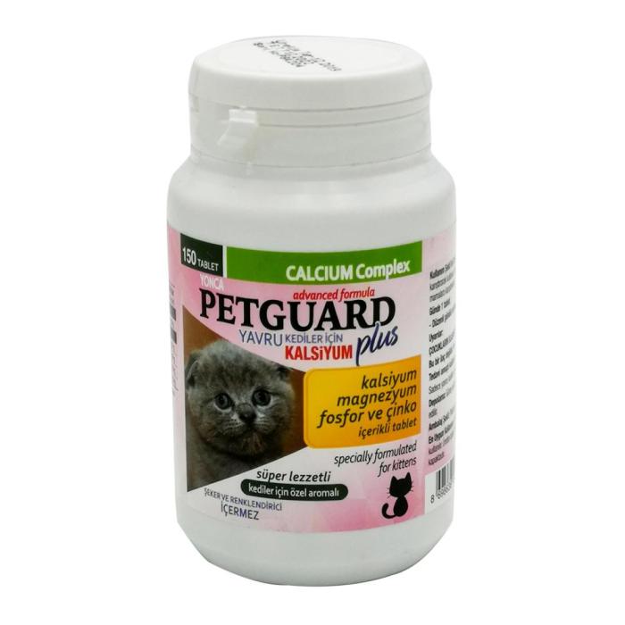 Yavru Kedi Kalsiyum Plus 150 Tablet PetGuard