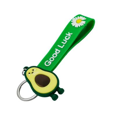 Yeşil Avokado Çekirdek Suratlı Eğlenceli Good Luck Anahtarlık