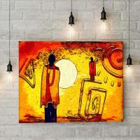 African PiMarks Kanvas Tablo 522