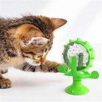 Petinka Vantuzlu Zilli İnteraktif Dönebilen Mama Kaplı Renkli Eğlenceli Eğitici Kedi Oyuncağı