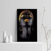 African Gold Kadın PiMarks Kanvas Tablo 521