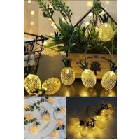 BUFFER® Dekoratif Pilli Pineapple Ananas Pilli Şerit Led Işık (1 Metre)