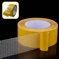 BUFFER® Fiber Örgülü Güçlendirilmiş Çift Taraflı Çok Amaçlı Bant Halı Kaydırmaz Bant 5cm x 10 mt
