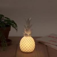 Petinka Ananas Şeklinde Desenli Büyük Boy Pilli Masa ve Gece Lambası