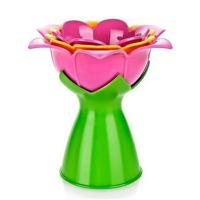 Petinka Manolya Çiçek Tasarımlı 3 Farklı Boy Matruşka Huni Seti ve Standı