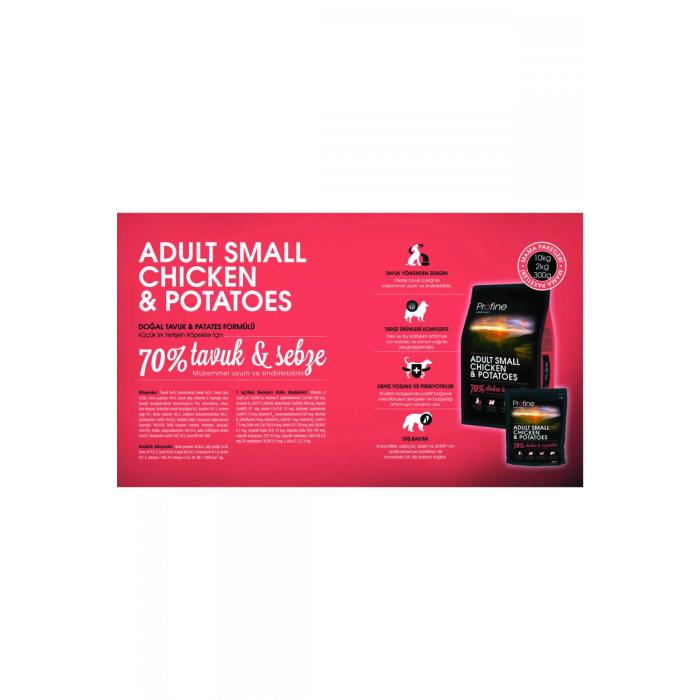 Tavuk Etli 10Kg Small Adult ProfineYetişkin Köpek Maması