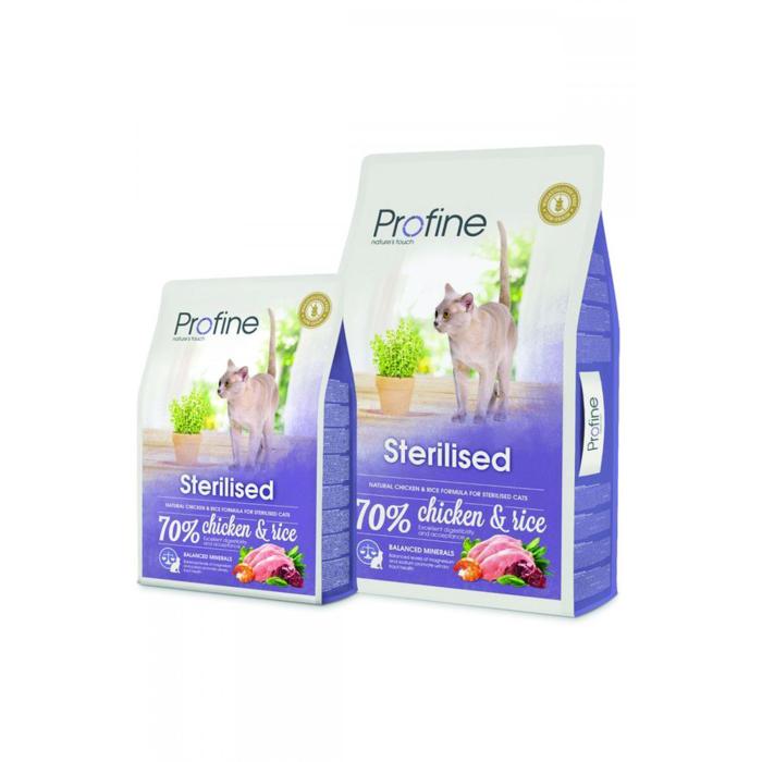 Tavuk Etli 2Kg Sterilised Adult ProfineYetişkin Kedi Maması