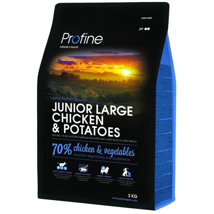 Tavuk Etli 3Kg Junıor Large Profine Genç Köpek Maması