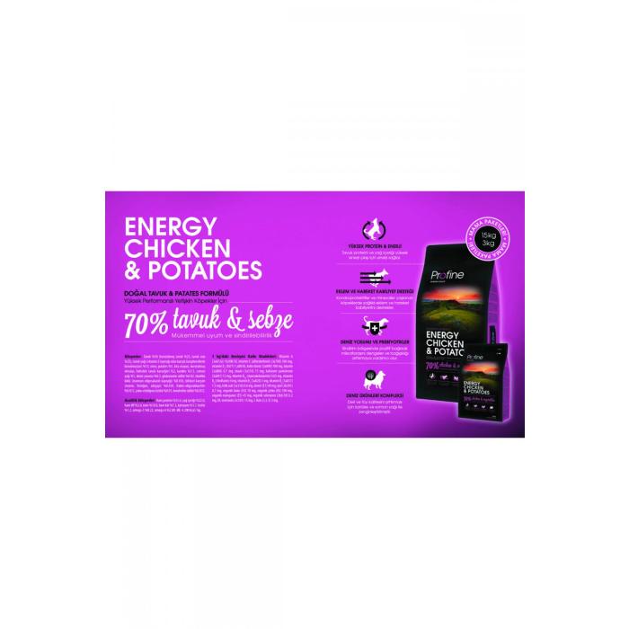 Tavuk Etli 3Kg Energy Adult Profine Yetişkin Köpek Maması