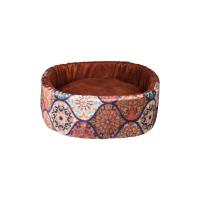 Silindir 47x15cm TML Kahverengi Köpek Yatağı 