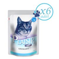Balıklı Pouch 85Gr Plaisir Care Urinary Yaş Kedi Maması 6Adet