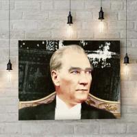 Atatürk Pimarks Kanvas Tablo Model 3