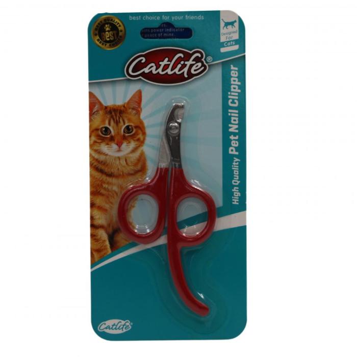 Catlife Kediler için Tırnak Makası Kırmızı Renk