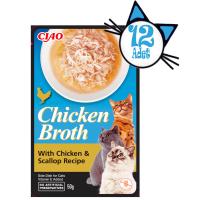 Ciao Chicken Broth50Gr Tavuklu&Taraklı Kedi Çorbası 12adet