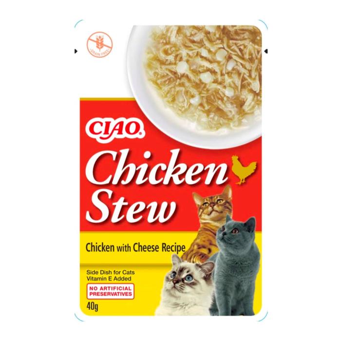 Ciao Chicken Stew40Gr Tavuk&Peynirli Kedi Güveci 