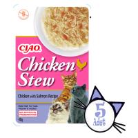 Ciao Chicken Stew40Gr Tavuk&Somonlu Kedi Güveci 5Adet