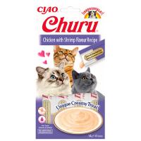 Ciao Churu 4x14Gr Püre Tavuk&Karides Kedi Maması 