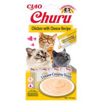 Ciao Churu 4x14Gr Püre Tavuk&Peynir Kedi Maması 5Adet