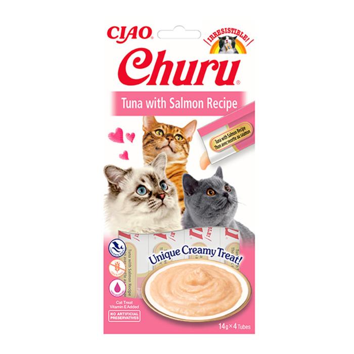 Ciao Churu 4x14Gr Püre Ton&Somon Kedi Maması 