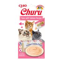 Ciao Churu 4x14Gr Püre Ton&Somon Kedi Maması 5Adet