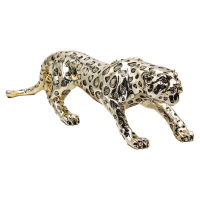 Jaguar  60cm Dekoratif 925Ayar Gümüş Kaplama Biblo 