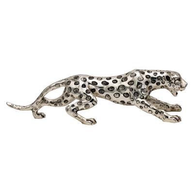 Jaguar  7cm Dekoratif 925Ayar Gümüş Kaplama Biblo 