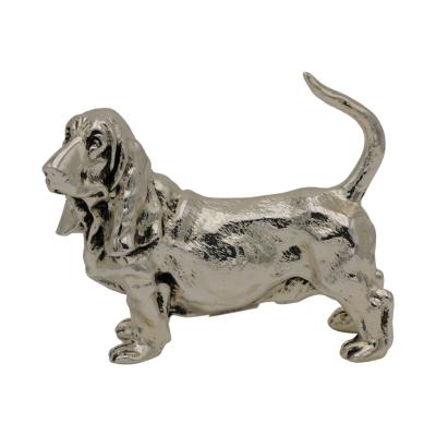 Köpek   10cm Dekoratif 925Ayar Gümüş Kaplama Biblo 