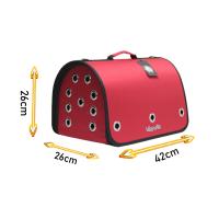 Fly Bag Kapalı Kırmızı Renk Evcil Taşıma Çantası