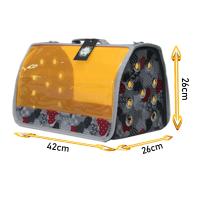 Fly Bag Sarı Şeffaf Renk Kalpli Evcil Taşıma Çantası