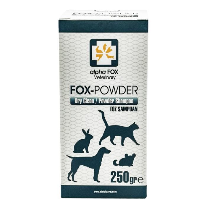 Kedi Kuru Temizleme 250Gr Alpha Fox Toz Şampuan 2Adet