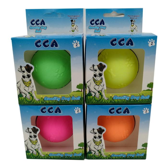 Sert No:2 Suda Batmayan 4 Renkli CCA Köpek Oyun Topu 