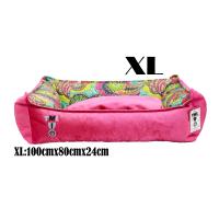 Pembe Yıkanabilir Yastıklı TML Köpek Yatağı XLarge