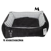 Siyah Yıkanabilir Yastıklı TML  Kedi Yatağı Medium