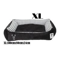 Siyah Yıkanabilir Yastıklı TML  Kedi Yatağı XLarge