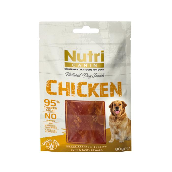 Tavuk Etli Tahılsız Nutri Canin 80Gr Köpek Ödülü