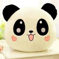 Petİnka® Kalpli Yanaklı Sevimli Panda Yastık