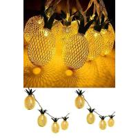 BUFFER® Dekoratif Pilli Pineapple Ananas Pilli Şerit Led Işık (1 Metre)
