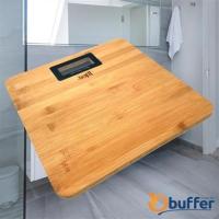 BUFFER® Techfit Bambu Banyo Baskülü Yüksek Hassasiyetli Darbelere Dijital Dayanıklı Terazi Tf 1065 M